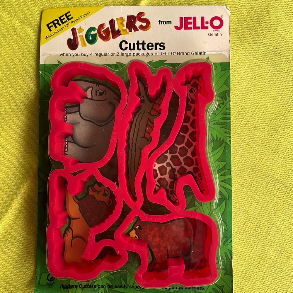 Jello Jigglers Cutters, Zoo animals